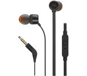 AURICULARES JBL TUNE 110 NEGROS - PURE BASS - CABLE PLANO - MANOS LIBRES - CONTROL EN CABLE