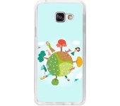 Tumundosmartphone Funda Gel Tpu para Samsung Galaxy A3 (2016) Diseño Familia Dibujos