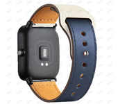 20mm 22mm Leather Strap for Samsung Galaxy Watch 7/6/5/4 40 44mm Amazfit Bip 5/Bip 3 pro/GTS/GTR 4 Bracelet Xiaomi Redmi strap
