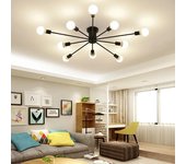 Modern Sputnik Ceiling Chandelier Satellite Hanging Lamp Lustre Light Fixture 6 8 10 Iron Spider Home Living Dining Room Decor