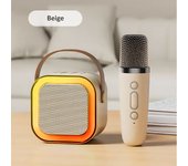 LIFA Altavoz de Bluetooth con micrófono para Karaoke portable y minimalista K12