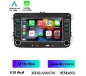 BQCC 2 Din 7“ MP5 Car Radio FM AM RDS Mirrorlink Carplay Android Auto Car Stereo For Volkswagen VW CC Passat B7 Polo Golf 5 6