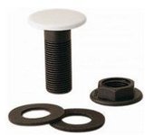Roseta Cubre Orificios Rosca Blanca Plastisan RBBC