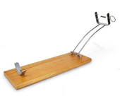 Start Electric | Soporte Jamonero de Cocina Premium Profesional para Cortes Precisos - Modelos en Acero Inoxidable, Mármol/Acacia, Bambú/Giratorio y Plegable | Marca Quttin