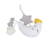Cama colgante creativa para coche de bebé con forma de nube y luna