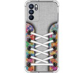 Funda Silicona Antigolpes para Oppo Reno 6 5G diseño Zapatillas 04 Dibujos