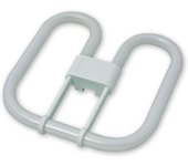 ED0711NP 16W 4PIN 240V LÁMPARA CFL 2D DE AHORRO DE ENERGÍA, Blanco