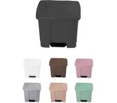 JARDIN202 - Cubo de Basura para el Reciclaje – Basurero con Pedal 35L con 2 Compartimentos