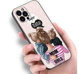 Mom of girls mors dag present supermamma iPhone 13 12 Pro Max Mini MultiColor iPhone 13 Mini