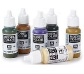 Pack 4 Botes de Pintura acrílica Vallejo Model Color (a Elegir de la Carta de Colores)