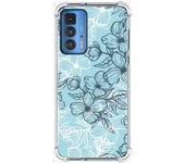 Funda Silicona Antigolpes para Motorola Edge 20 Pro diseño Flores 03 Dibujos