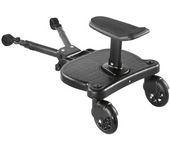 Tabla Universal 2 en 1 para Cochecitos - Reposapiés y Patinete Doble con Ruedas, Soporta hasta 25 kg, Compatible con la Mayoría de Cochecitos - Ideal para Niños a Partir de 3 Años