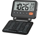 Reloj despertador digital para dormitorio, reloj digital con luz nocturna inteligente, función de repetición para dormir demasiado