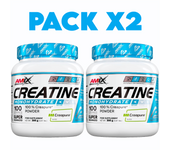 X2 CREATINA CREAPURE (2X300G) - Amix  Creatine monohydrate creapure  Alta calidad  100% creatina