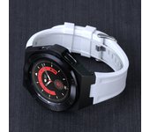 Modification Kit For Samsung Galaxy Watch 4 Classic 46mm Metal Case Rubber Bracelet For Samsung Watch 4Classic 46 Luxury Mod Kit