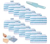 12 piezas de toallitas para trapeador a vapor Black and Decker, trapeadores de microfibra compatibles