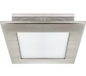 Plafón CAVA 2xE27 L.27xAn.27xAl.8cm Níquel