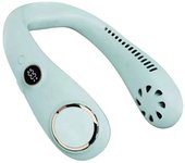 Ventilador personal portátil de cuello, sin aspas, recargable, pequeño, USB de refrigeración para col