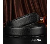 3.0cm 3.5cm Wide No Buckle Cow Leather Automatic Belt Body Strap Without Buckle Belts Men Good Quality Male Belts