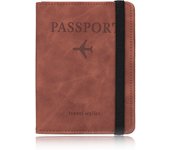 Passport Holder Cover Wallet RFID Blocking Leather Card Case Travel Accessories for Women Men