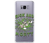 Funda original compatible con Samsung Galaxy S8 - Rick y Morty Logo Acid