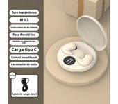 Wireless Sleep Earphones Invisible Earbuds Bluetooth 5.3 Headphones Touch Control Noise Reduction Headsets for Xiaomi iPhone