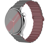 Magnetic loop For Samsung Galaxy watch 6 5 4 Classic 20MM 22mm Silicone bracelet Amazfit Bip 5/3 pro/Balance/GTS/GTR 4-3 strap