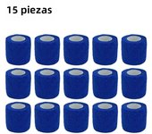 Dark blue Sports Self Adhesive Bandage Vet Wraps Tape Finger Joints Athletic Protective Kit Pet Elastic Bandage 2.5-15CM