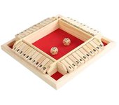 Juego de Mesa de Madera Deluxe para 4 jugadores, juego de dados Clásico