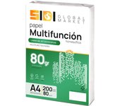 Papel A4, Papel Impresora A4, Folios A4 80gr, Paquete de Folios A4 para Uso Escolar, Laboral o Personal, Folios A4 para Fotocopiadora y Multiusos, Paquete Folios A4 - SIDI (200h, 80gr)