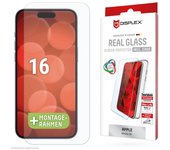 DISPLEX cristal templado (10H) + funda protectora para Apple iPhone 16