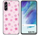 Funda Silicona para Samsung Galaxy S21 FE 5G diseño Flores Dibujos