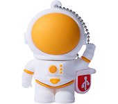 Astronaut USB Flash Drive 128GB Creative Cool Gift Pen Drive 64GB Free Key Chain Memory Stick 32GB White Pendrive 16GB U Disk