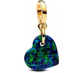 Pandora - Charm Colgante Corazón Verde Opalescente 763348C01