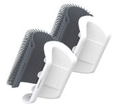 Juguete Rascador Esquina Gatos "2" unidades Masajeador y Eliminador de Pelos - Perfecto para Mimar a tu Mascota, Juguete para Gatos que Proporciona Limpieza y Placer a tu mascota Marca Marzono facil instalacion solo pegarlo a la pared  de tu casa