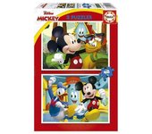 PUZZLE MICKEY 2X48-PIEZAS EDUCA BORRAS Raíz EDADES EDAD DE 3 A 6 AÑOS Todos los juguetes PUZZLES NIÑOS