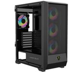 Caja ordenador gaming keep out xc - 501 mesh atx argb cristal templado negro
