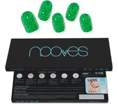 NOOVES NAILS Láminas de Uñas de Gel Precurado Premium - Allure   Glitter  Tiras De Uñas De Gel semicurado Pegatinas Uñas Semipermanente en Gel Gel Nail stickers Uñas de gel Pegatinas
