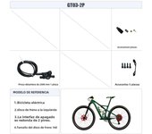 Goodtaste GT03 Power-off Lithium Electric Folding Driving Disc Mountain Scooter Bicycle Caliper Xod Hydraulic Brakes For Bikes