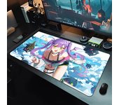 900x400 Large Cute Desk Mat Gamer Gaming Office Non-Slip Anime Mouse Pad Hololive Tokoyami Towa Keyboard Decor Extended Carpet