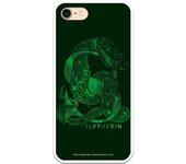 Funda original compatible con iPhone 7 o IPhone 8 o SE 2020 con un diseño de Harry Potter Slytherin