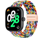 Braided Solo Loop For Redmi Watch 4 Magnetic Buckle Strap Watchband  For Xiaomi mi Band 8 Pro Adjustable Bracelet Wristband Band