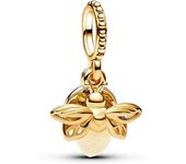 Pandora Moments charms Bañados en oro, Viene con Caja de giuno original.