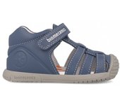 Zapatos primeros pasos bebé niño BIOMECANICS 252123-A556 SANDALIA BASICA PETROL 34518 25V