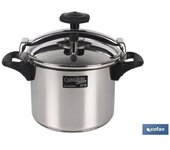 Olla presion inox mod polenta inducción 10 lt