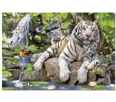 Puzzle Educa 1000 Piezas Tigres Bengala | Diversión Garantizada