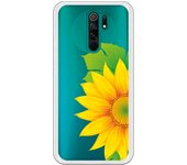 Funda compatible con Xiaomi Redmi 9 - Medio Girasol
