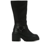 YUU JOU Botas de tacón BOMBER de color Negro