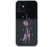 Funda compatible con iPhone 12 Mini - Atrapasuenos corazon