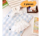 Modern Style 17cm Labubu Baby Clothes Series Doll Outfit Macaron Baby Doll Clothing Set for Collectible Figures
